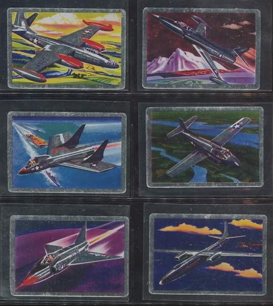 F400 Lever Brothers Jet & Rocket Plane Trading Cards Lot of (6) Cards