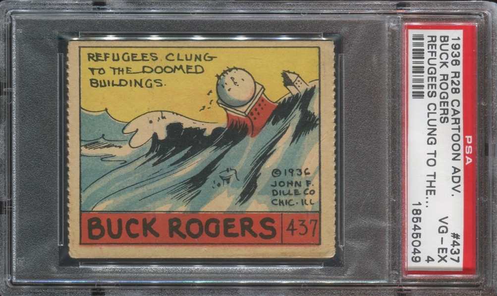 R28 Cartoon Adventures (Buck Rogers) #437 PSA4 VG-EX
