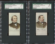 H600 Presidents Lot of (2) SGC-Graded Cards