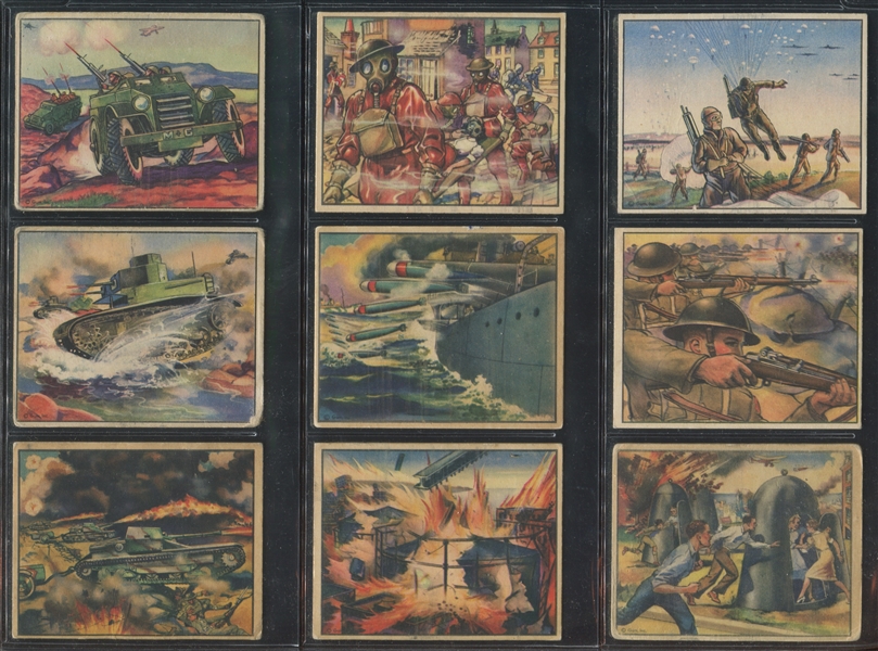 R173 Gum Inc World in Arms Complete Set of (48) Cards