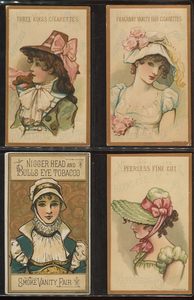 Great W.S. Kimball Vanity Fair Trade Card Lot of (8) Cards