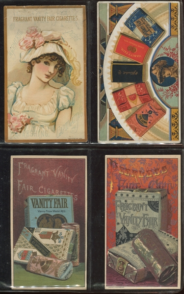 Great W.S. Kimball Vanity Fair Trade Card Lot of (8) Cards