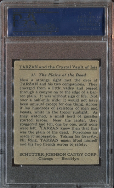 R147 Schutter-Johnson Tarzan and the Crystal Vault of Isis #31 PSA3 VG