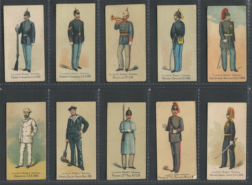N224 Kinney Military Lot of (16) Cards 