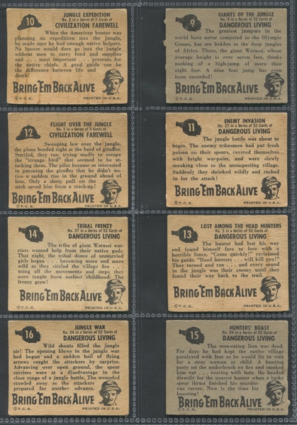 1950 Topps Bring 'Em Back Alive / Topps Animals Complete Sets (1-200) 