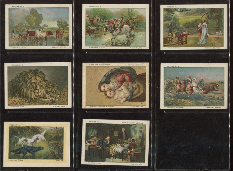 T31 Lorillard Art Series Pictures Complete Set of (15) Cards