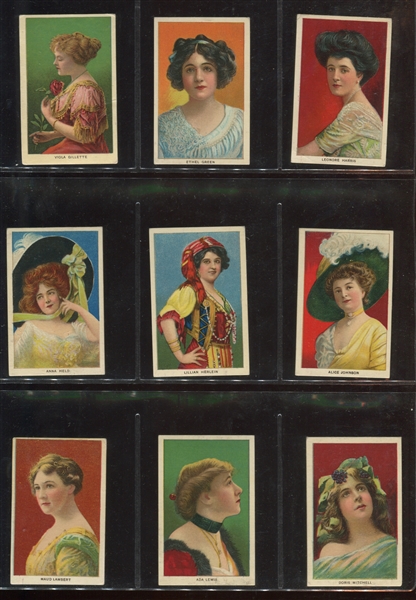T27 Fatima Actress Series Complete Set of (84) Cards