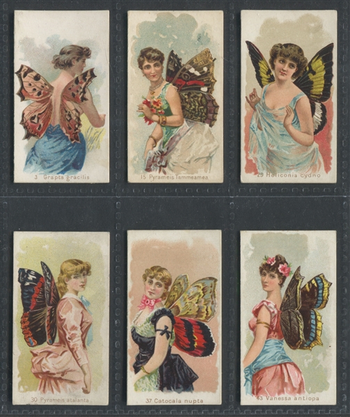 N183 Kimball Butterflies Lot of (6) Cards