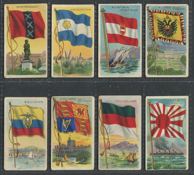 T59 Flags Mixed Lot of (11) Cards