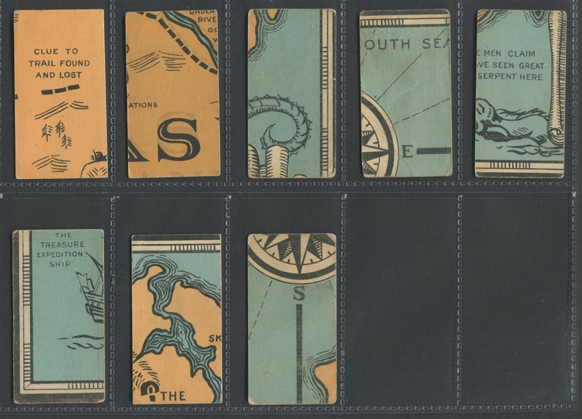 V41 J.S. Fry Treasure Map Near Set (46/50) Cards