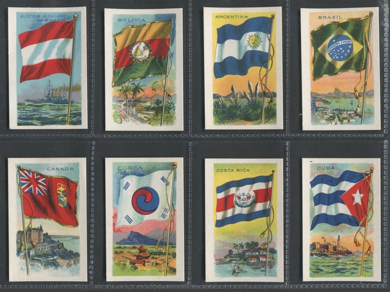 V251 Canadian Chewing Gum Flags Complete Set of (60) Cards