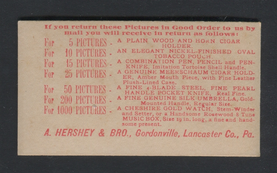N672 A. Hershey Star of the World Lot of (2) Cards