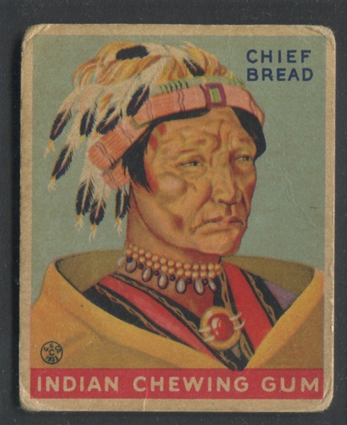 R73 Goudey Indian Gum #160 Chief Bread Series of 288