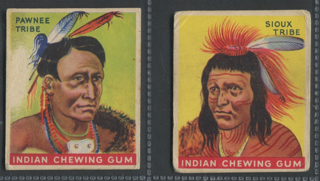 R73 Goudey Indian Gum Lot of (2) Series of 48 Cards