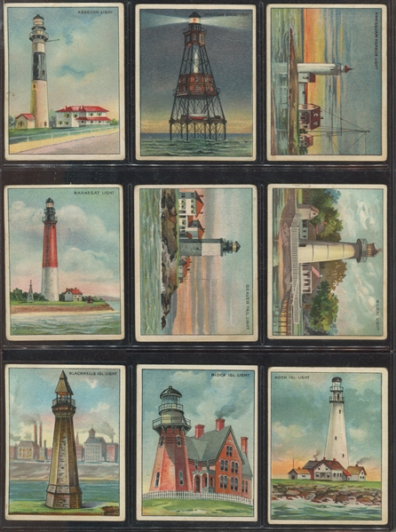 T77 Hassan Lighthouses Complete Set of (50) Cards