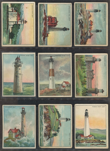 T77 Hassan Lighthouses Complete Set of (50) Cards