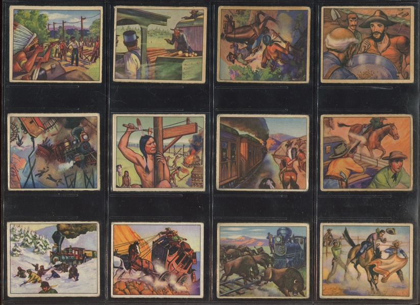 1949 Bowman Wild West Complete Set of (180) Cards