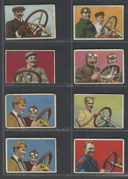T36 Mecca Automobile Drivers Lot of (15) Cards
