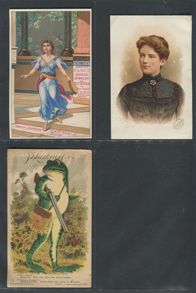 Mixed Lot of (7) Trade Cards