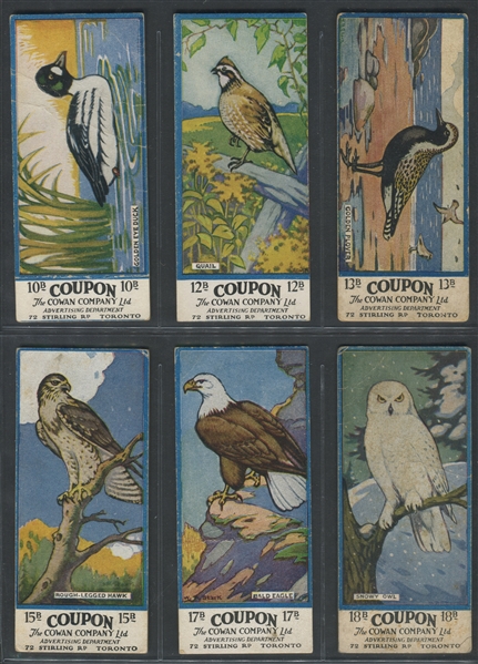V6 Cowan's Bird Series Near Complete Set (17/24) With Coupons