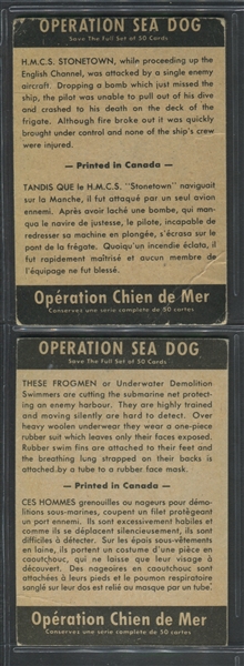 V339-9 Parkhurst Operation Sea Dog Lot of (20) Cards
