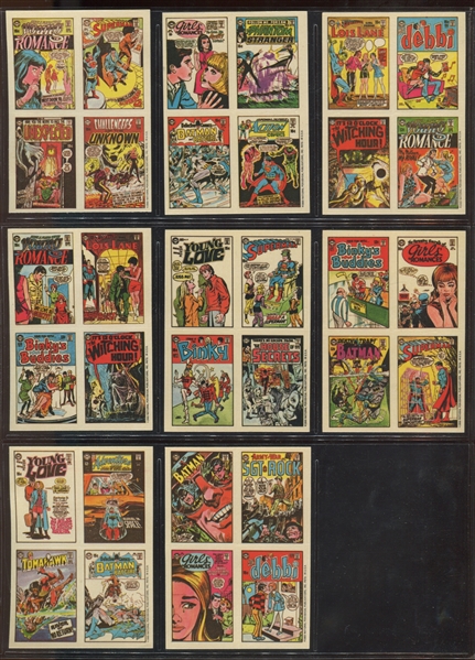1970 Topps Comic Covers Complete Set of (44)