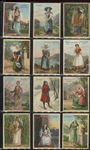T52 Costumes and Scenery Near Complete Set of (50/51) Cards
