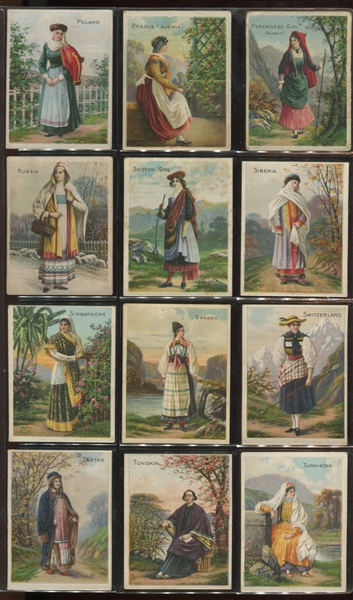 T52 Costumes and Scenery Near Complete Set of (50/51) Cards