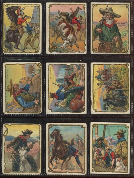 T53 Hassan Cowboys Complete Set of (49) With Extra An Exciting Game Fantasy Card