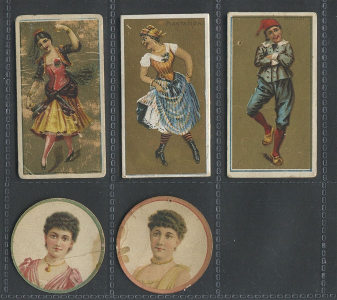 Mixed Kinney Lot of (5) Cards