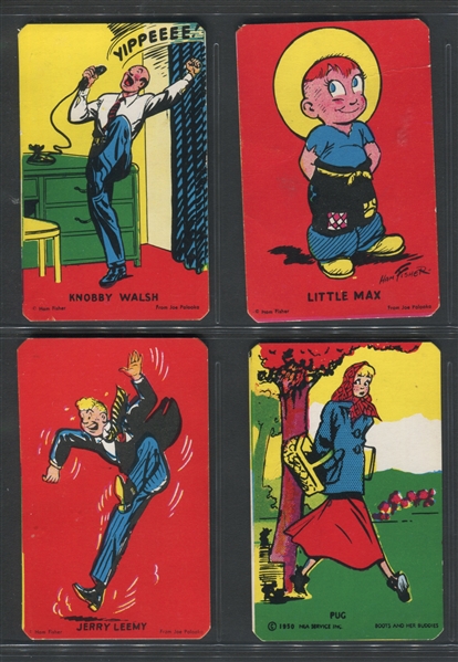 1940's Comic Traders Comic Characters (NY Mirror Back) Lot of (10) Cards