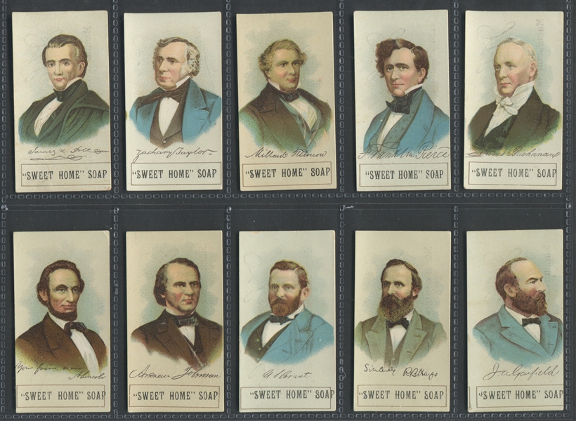 H600 Sweet Home Soap Presidents Near Complete Set (22/23) Cards