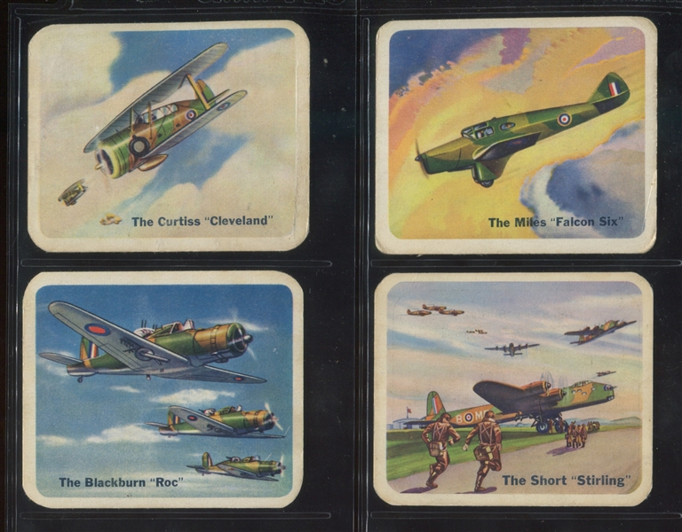 V407 Cracker Jack U.N. Battle Planes (50 series) Lot of (13) Cards