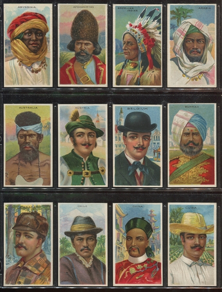 T113 Types of Nations Mixed Set of (50) High Grade Cards