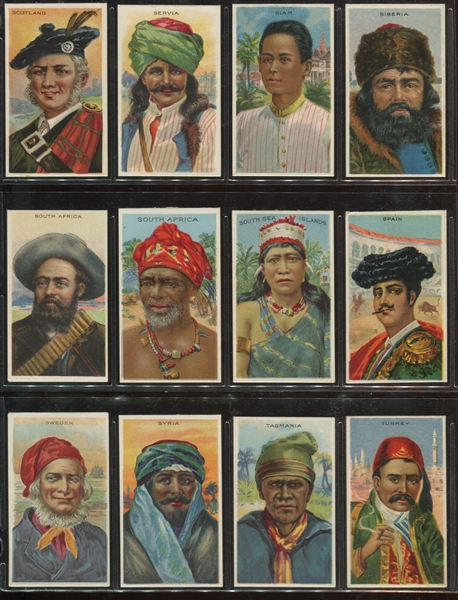 T113 Types of Nations Mixed Set of (50) High Grade Cards