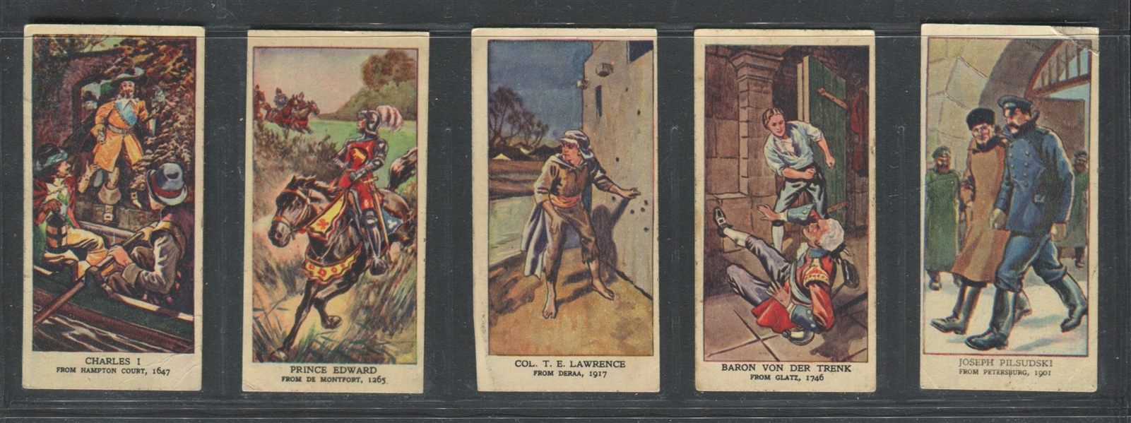 1938 Mars Confectionery Famous Escapes Complete Set of (50) Cards