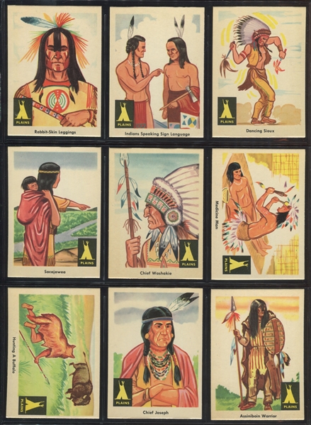 1959 Fleer Indians Complete Set of (80) Cards