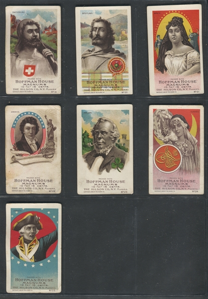 T89 Hilson Hoffman House Magnums National Types Complete Set of (25) Cards
