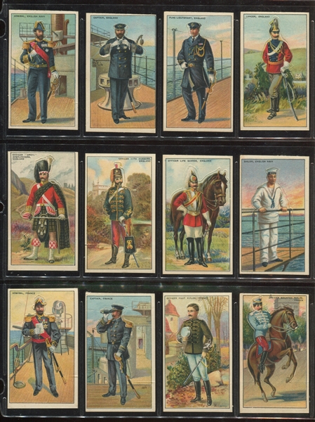 T81 Recruit Cigarettes Military Complete Set of (50) Die Cut Cards