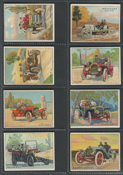 T37 Turkey Red Automobile Series Complete Set of (50) Cards
