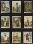 T52 Costumes Mixed Back Set of (51) Cards