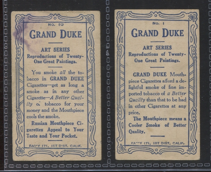 T34 Grand Duke Art Series Lot of (2) Cards