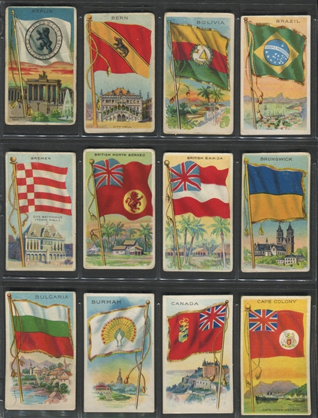 T59 Flags Mixed-Back Complete Set of (200) Cards