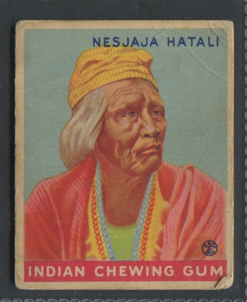 R73 Goudey Indian Gum Lot of #199 Nesjaja Hatali Series of 288