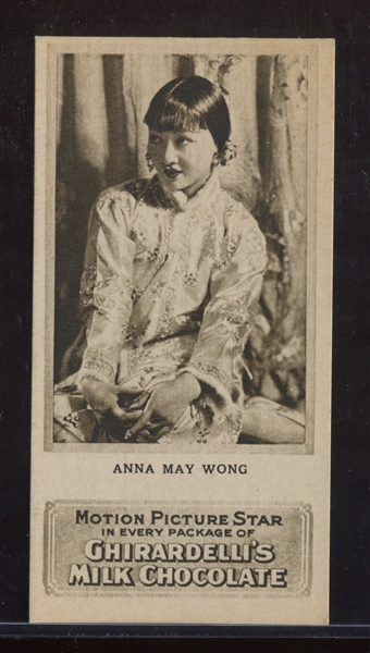 E160-4 Ghirardelli's Motion Picture Stars Anna May Wong