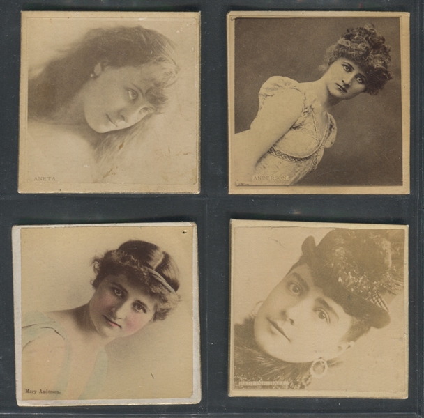 N152 Duke Photographs (From Life) Actresses Lot of (4) Different