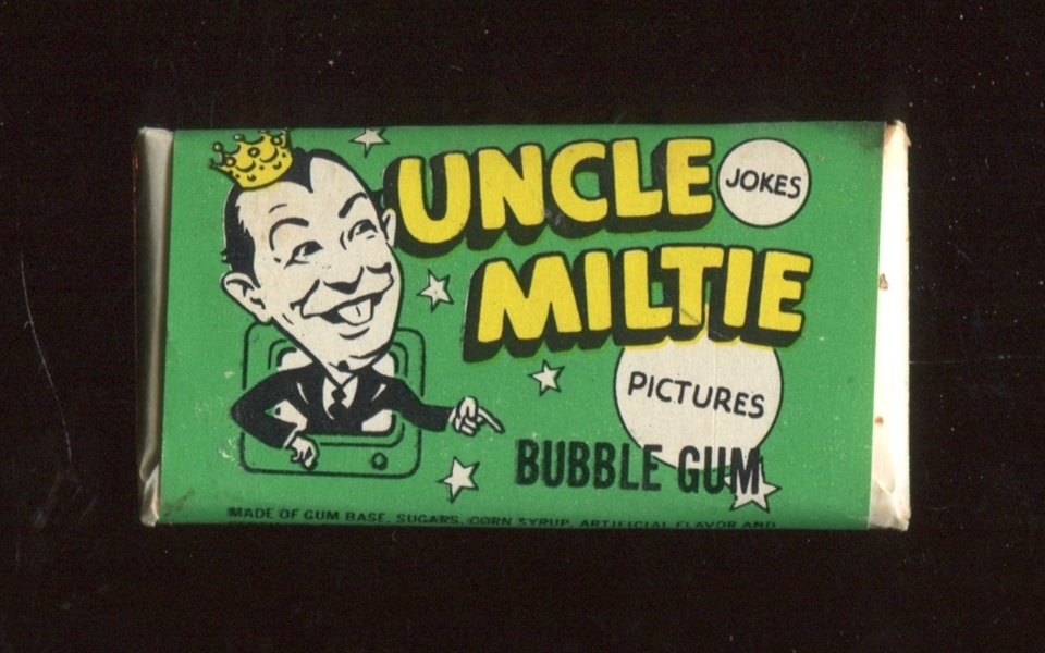 R701-7 Bowman Uncle Miltie (Milton Berle) Bubble Gum Unopened Pack VERY SCARCE