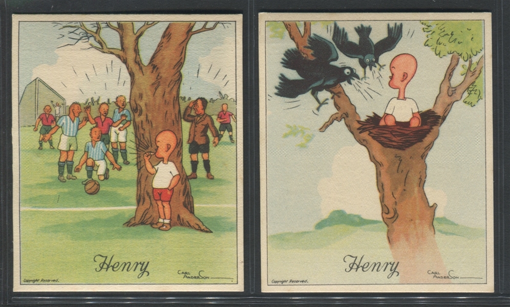 1930's WIX Kensitas Henry Lot of (37) Cards