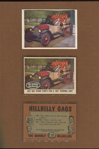 1963 Topps Beverly Hillbillies #19 Original Artwork