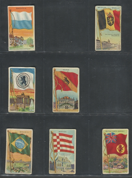 T59 Flag Series Near Complete Set (168/200) Cards with Hustler Back